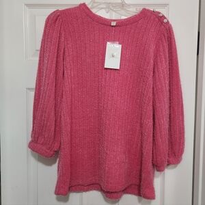 Women's Pink Knit Top NWT